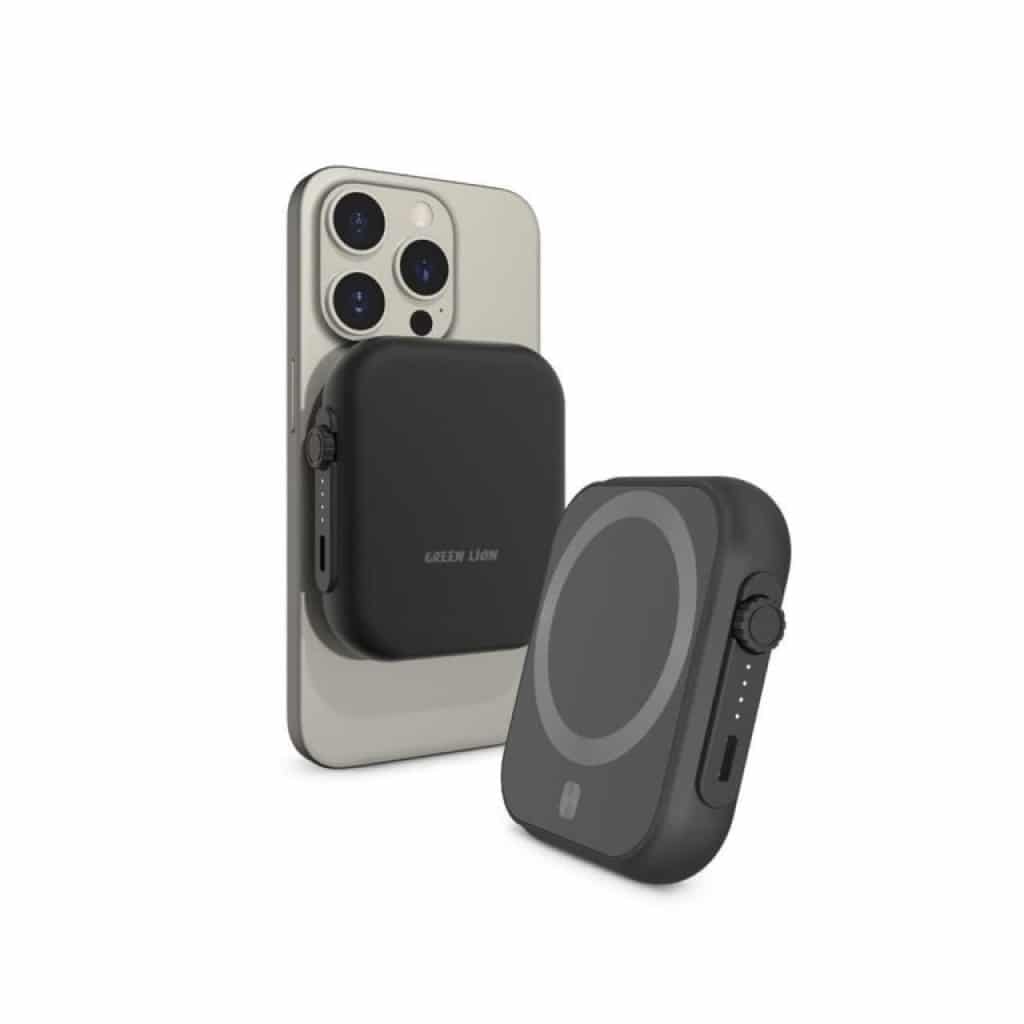 20251117_190315_1833984492 پاوربانک گرین لاین مدل MagSafe Trio ظرفیت 5000 میلیآمپر ساعت