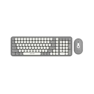 صفحه کلید و ماوس بی سیم GKM-300 گرین